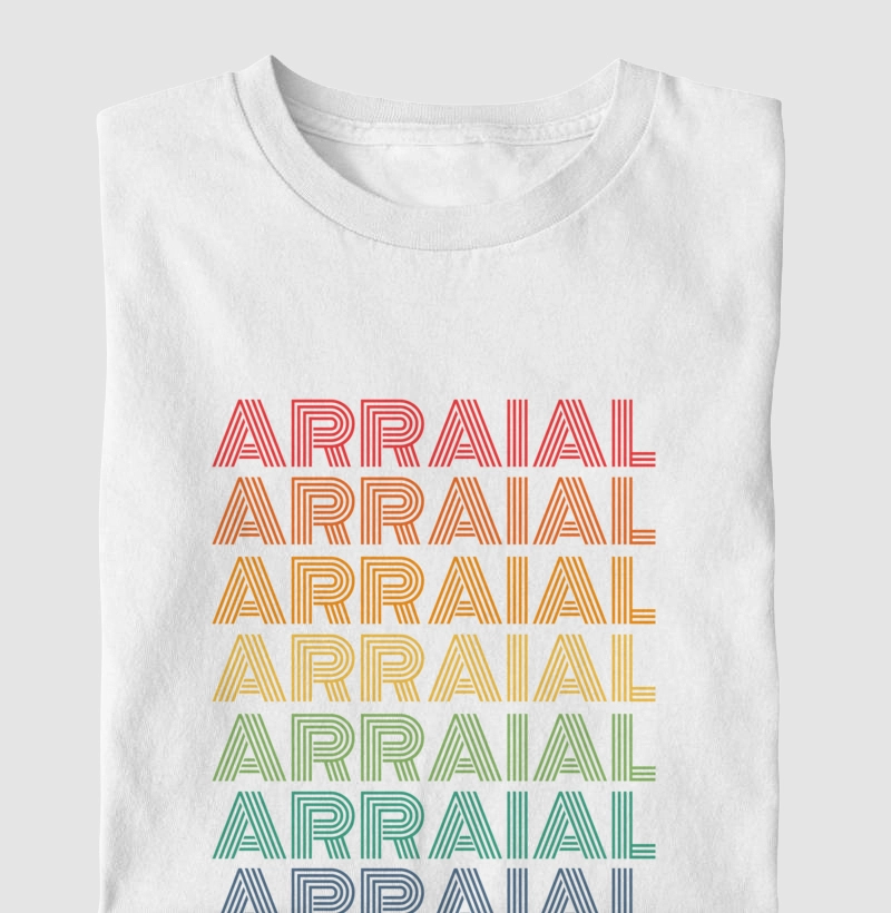 Arraial Letreiro Retrô
