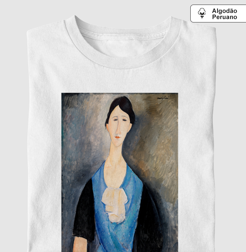 Young Woman in Blue by Amedeo Modigliani