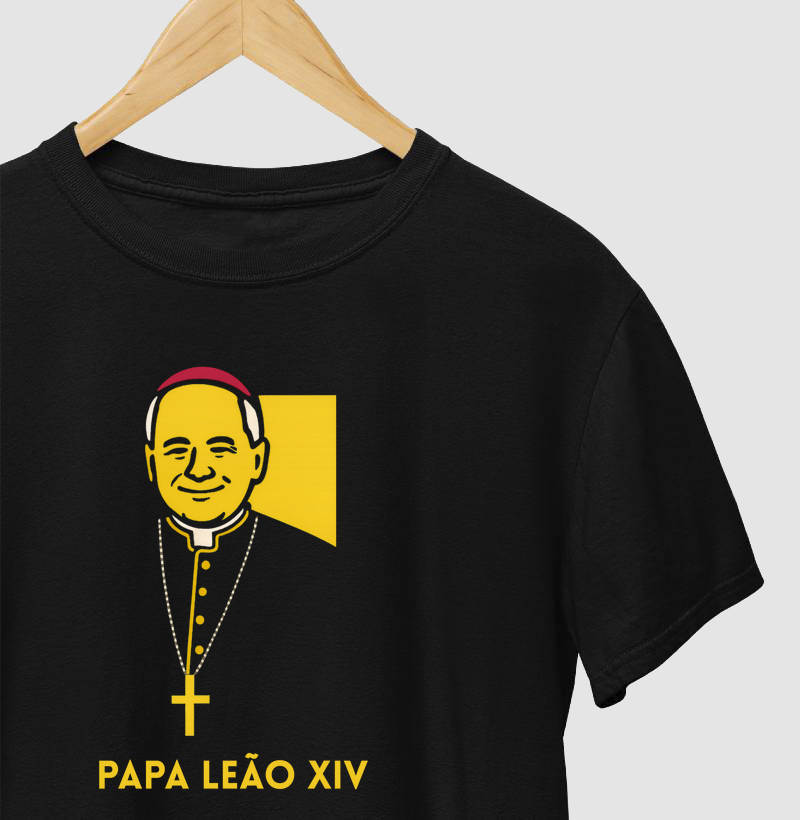 Caricatura do Papa Leão XIV