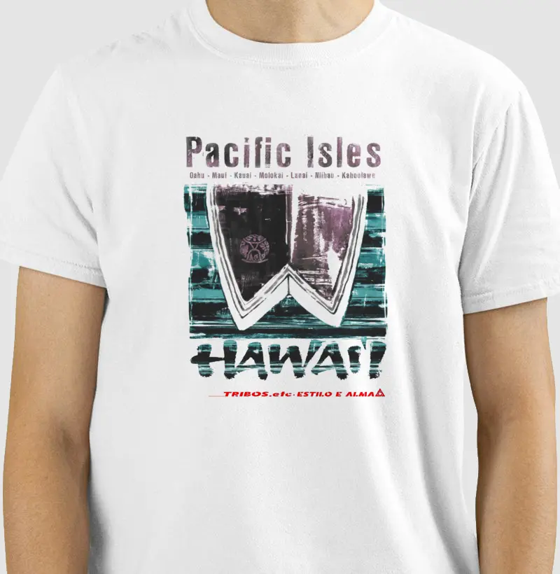 CAMISETA RESERVA.INK MASCULINA E FEMININA TRIBOS.etc ADVENTURE SURF PACIFIC ISLES