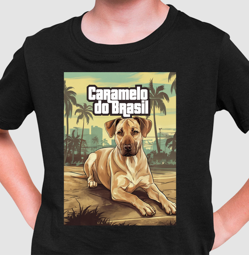 Camiseta Infantil Caramelo do Brasil