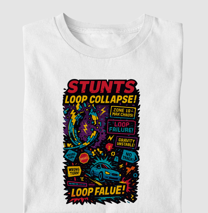 PcDos Stunts Loop Collapse