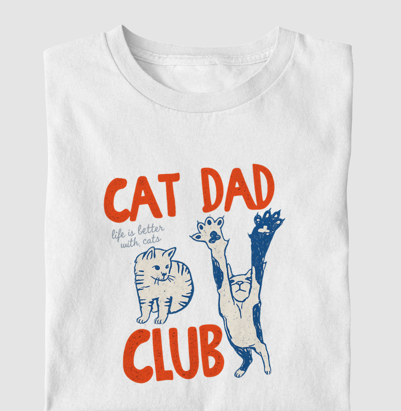 Camiseta Clube dos Pais de Gatos