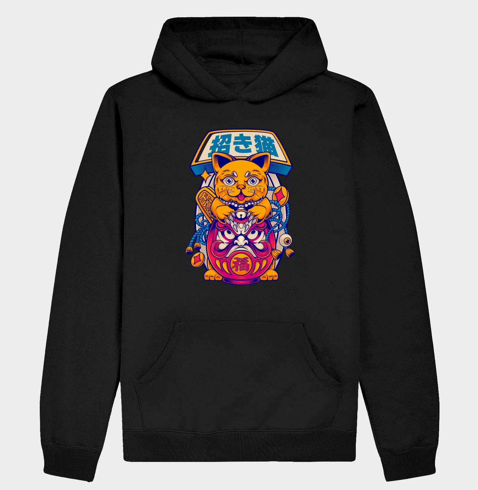 Hoodie Neko Daruma