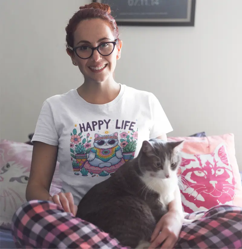 028 - Camiseta 100% algodão Happylivet