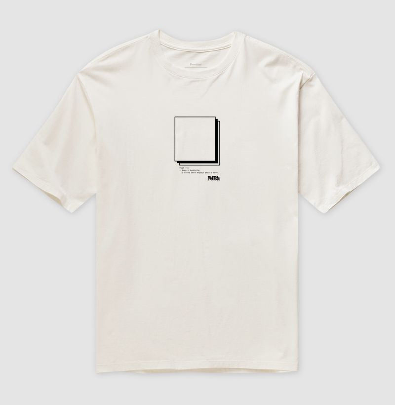 T-SHIRT OVERSIZED "CAOS" / POST IT