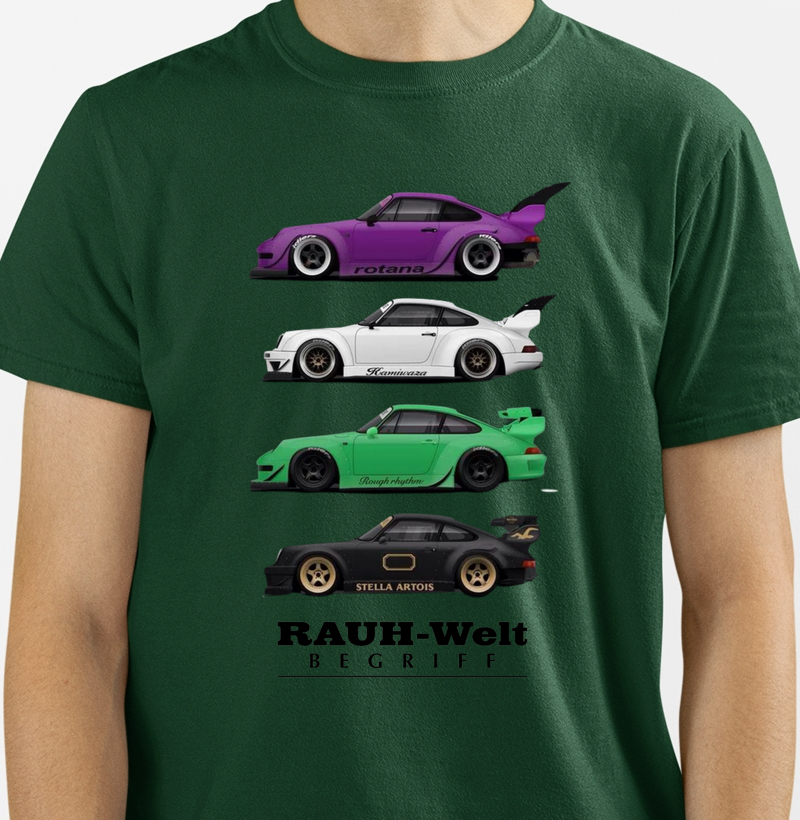4 Porsches RAUH-Welt