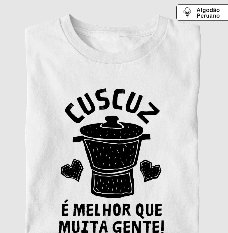 Camiseta Algodão Peruano CusCuz