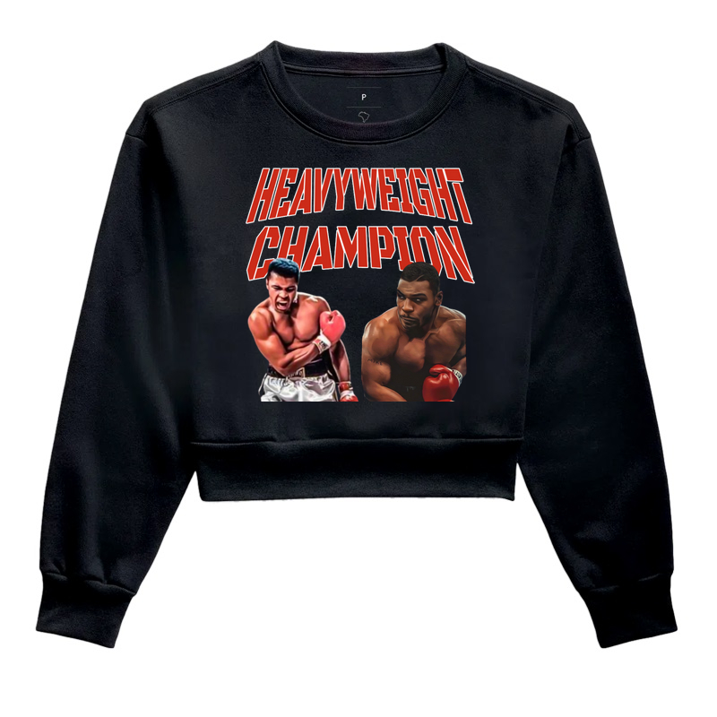 Moletom Cropped Heavyweight Champion