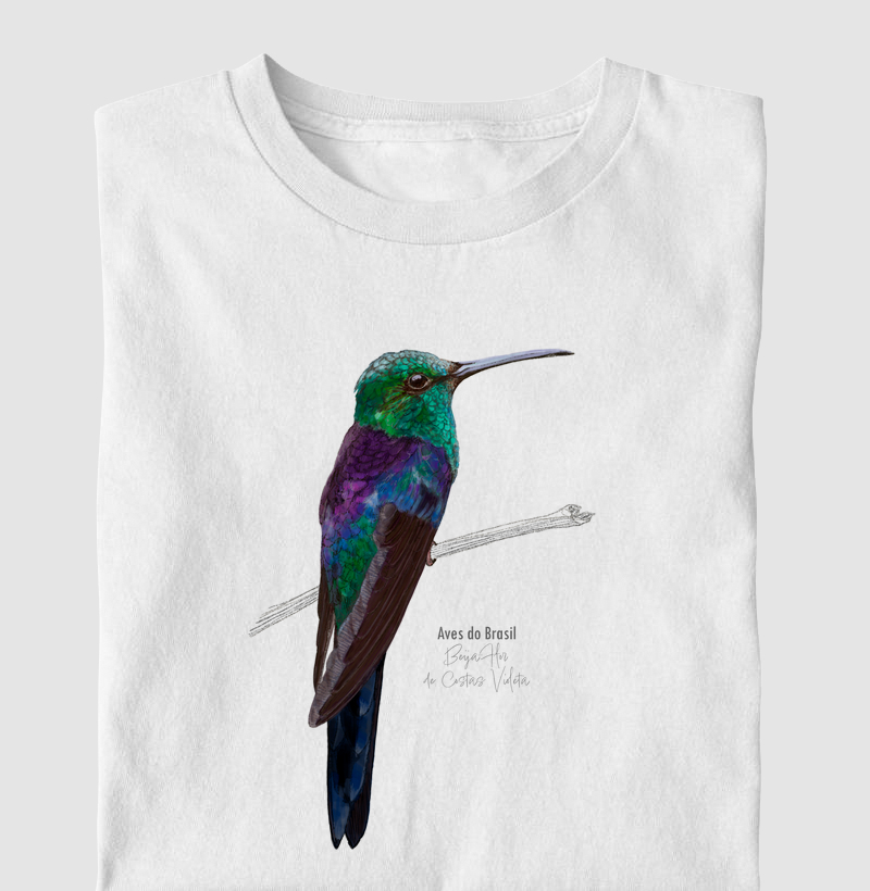 Aves do Brasil II - Beija-Flor Costas Violeta