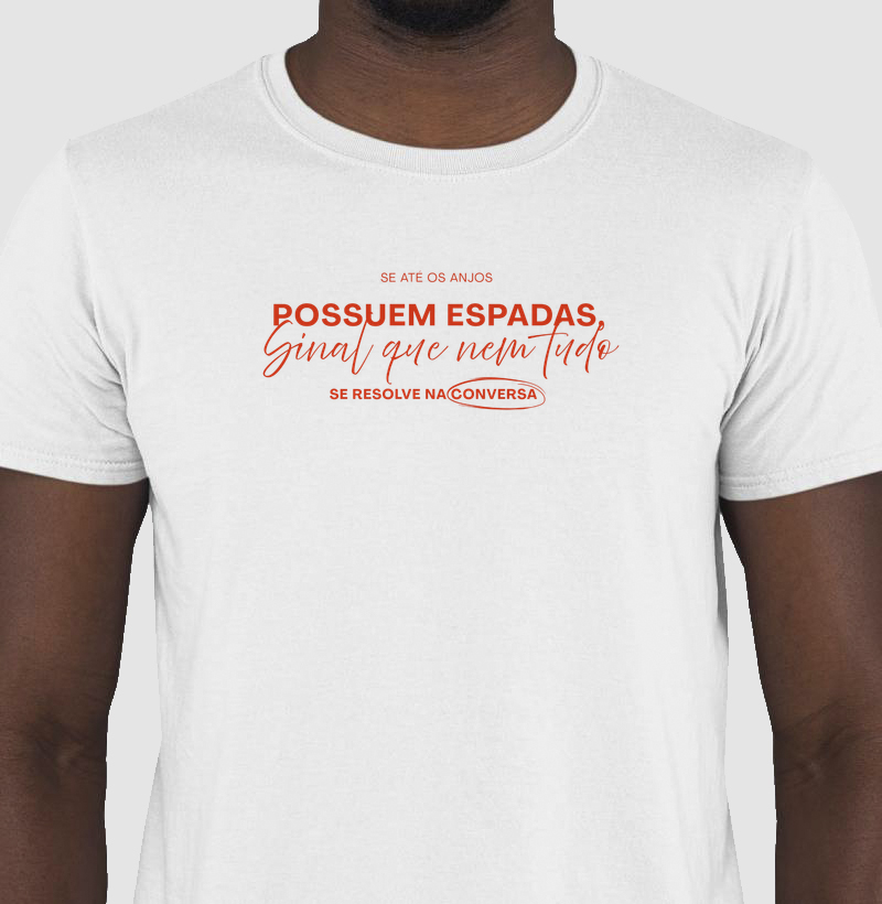 T-shirt Anjos e espadas
