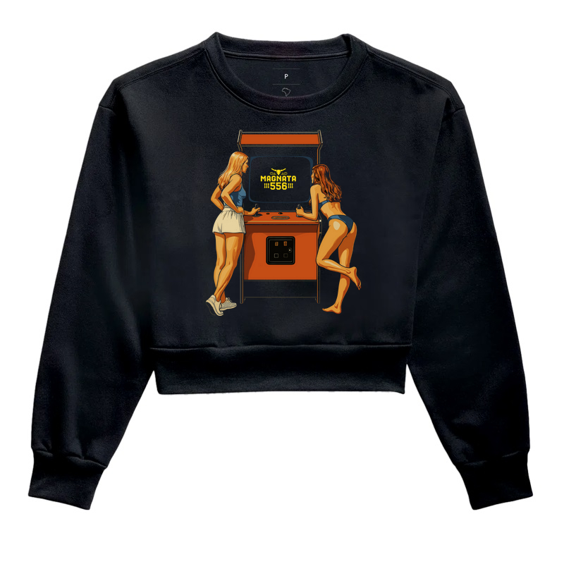 Cropped Moletom Old Country Fliperama Magnata556
