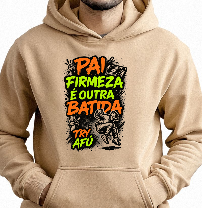 Presente Quentinho para o Pai que Tem Atitude – Hoodie Try Afú o Popular Moletom Canguru com Estilo de Urbano