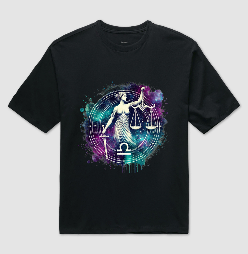 Libra - Camiseta Oversized