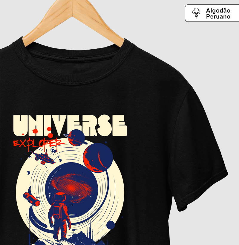 Universe Explorer - Camiseta Algodão Peruano