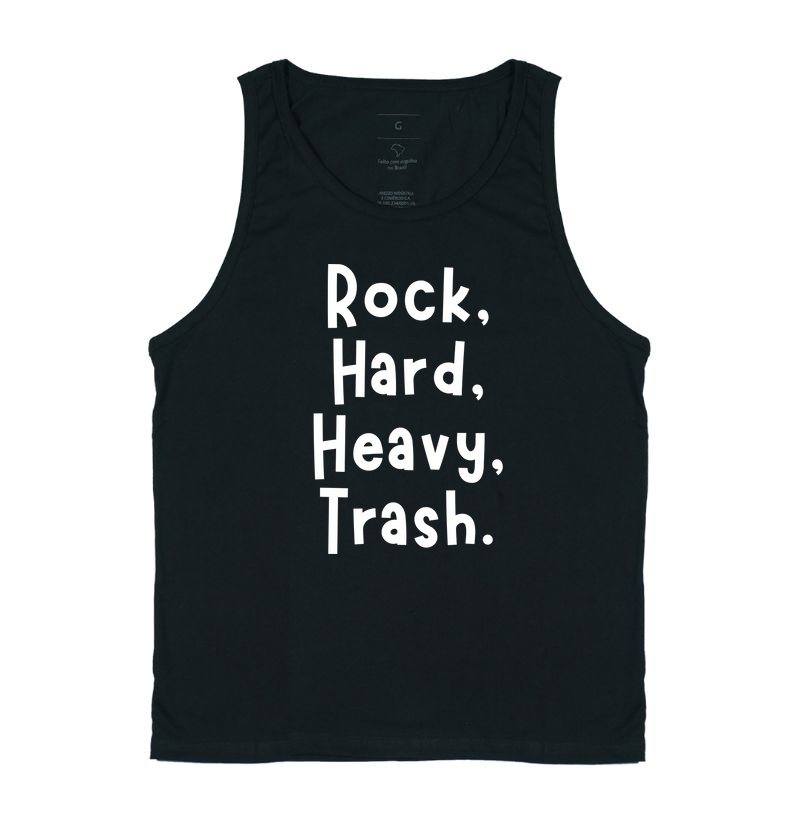 CAMISETA ROCK, HARD, HEAVY, TRASH