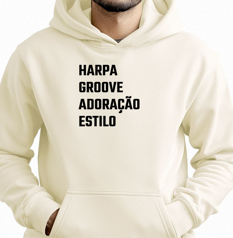 Camisa "Harpa, Groove, adoração, estilo"