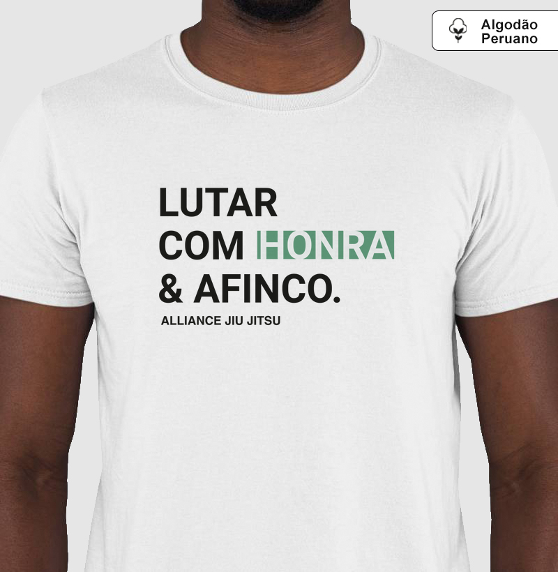 Camiseta Cultura Alliance - Coragem 2.0 I Branco 