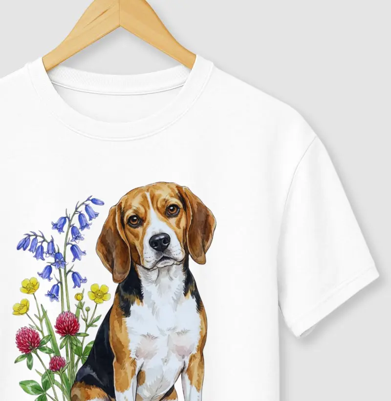 Beagle Floral Serenidade