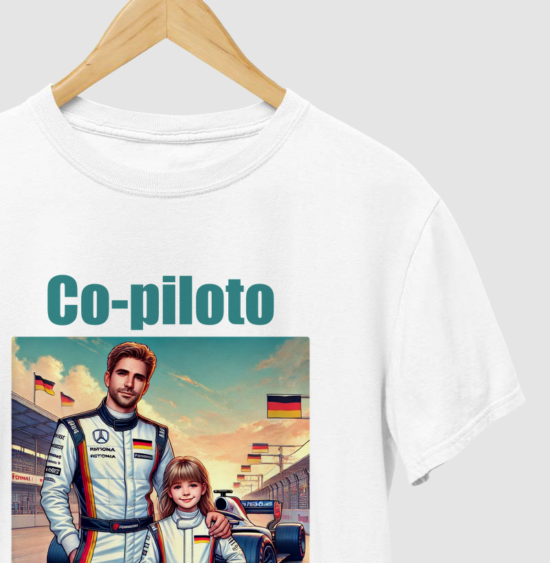 Camiseta - Pai/Filha Co-Piloto