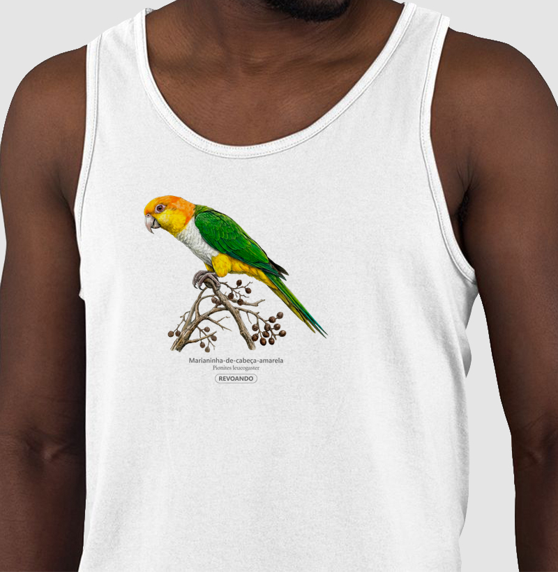 Traços Alados - Marianinha-cabeça-amarela - Regata