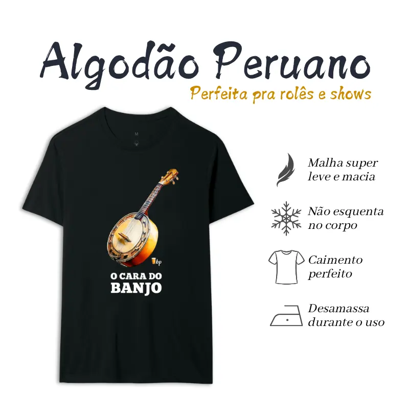 O cara do banjo - com o banjo