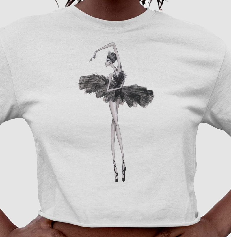 The long back tutu dancer