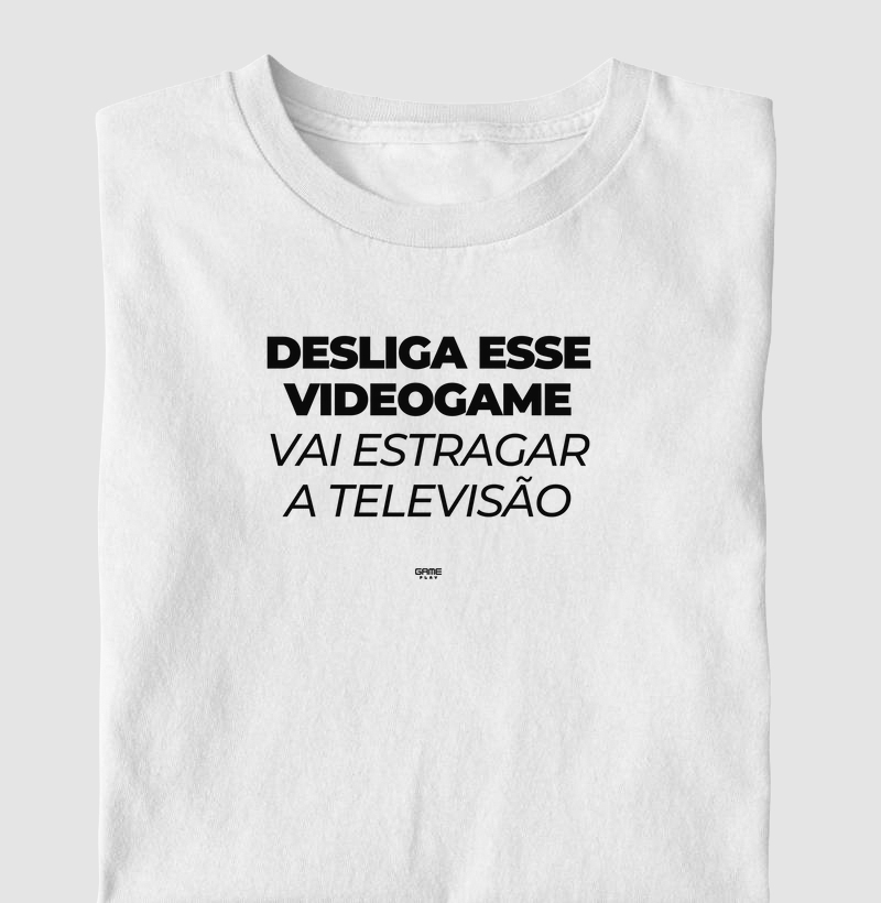 Desliga Esse Videogame Vai Estragar a Televisão