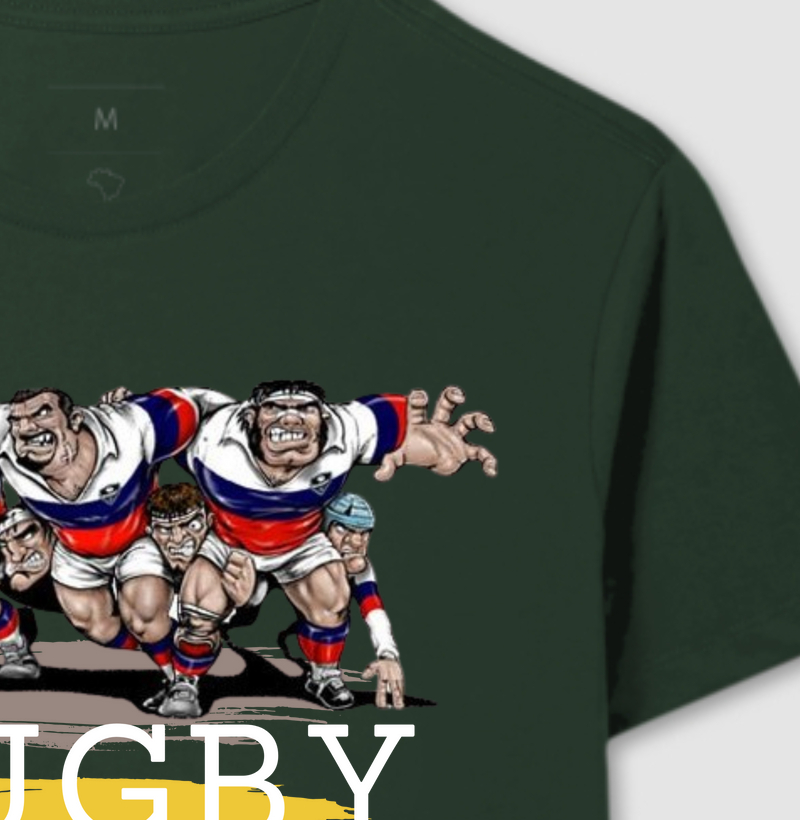 Rugby scrum'