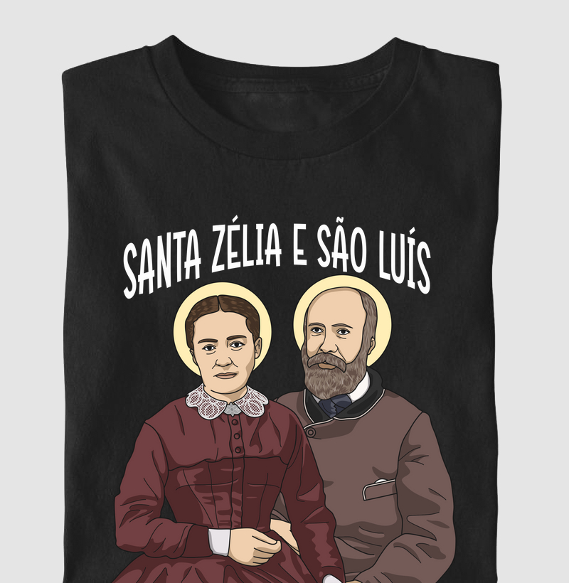 Camiseta Santa Zélia e São Luís