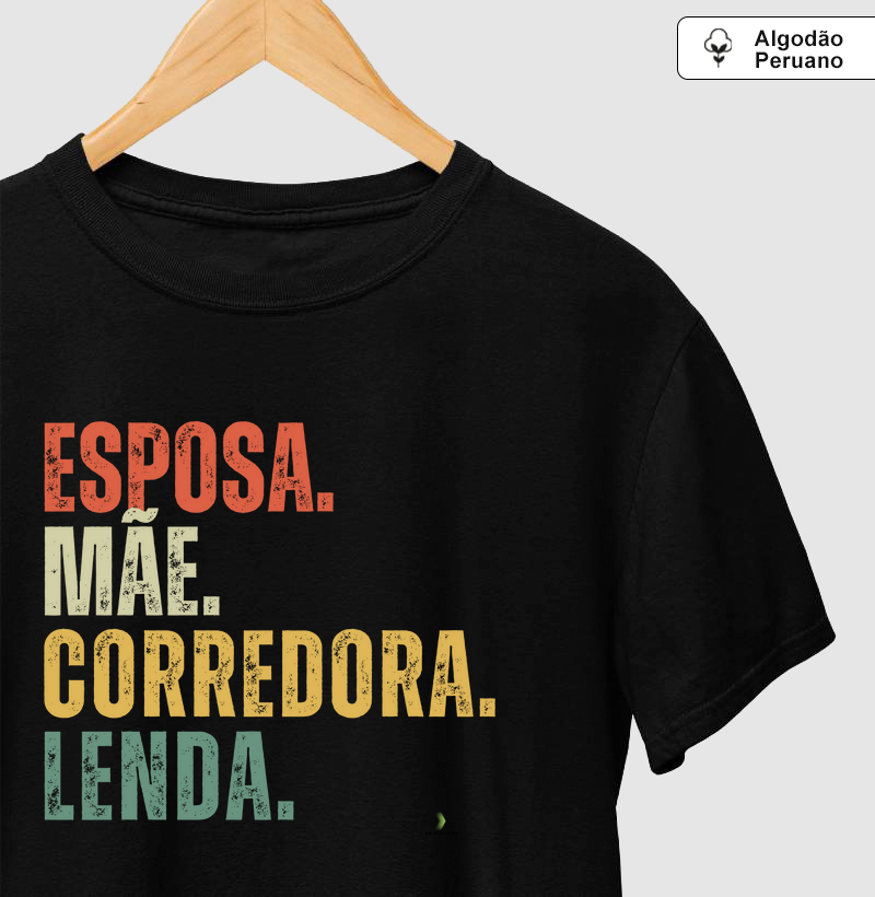 Esposa, mãe, corredora e lenda
