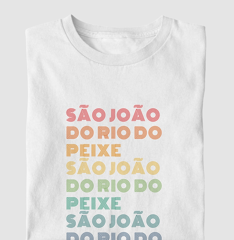 São João do Rio do Peixe Letreiro Retrô