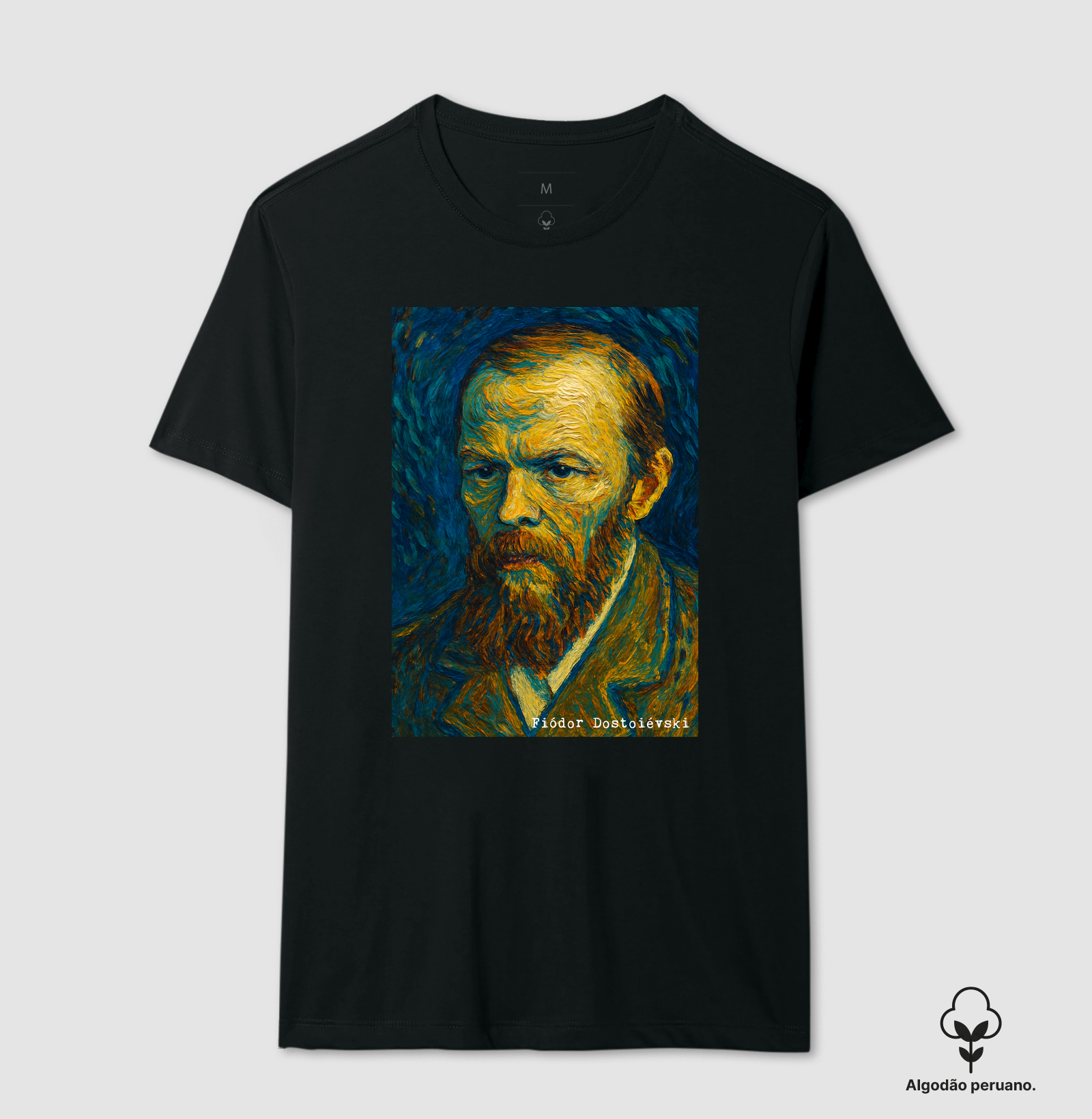 Camiseta - Dostoiévski / Van Gogh