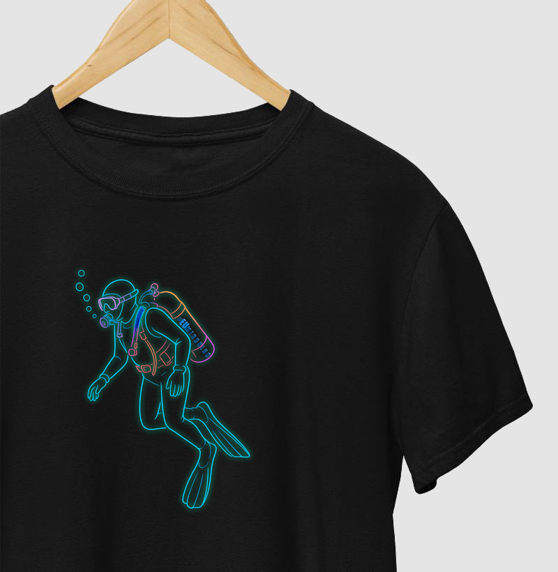 Mergulhador Neon Grande