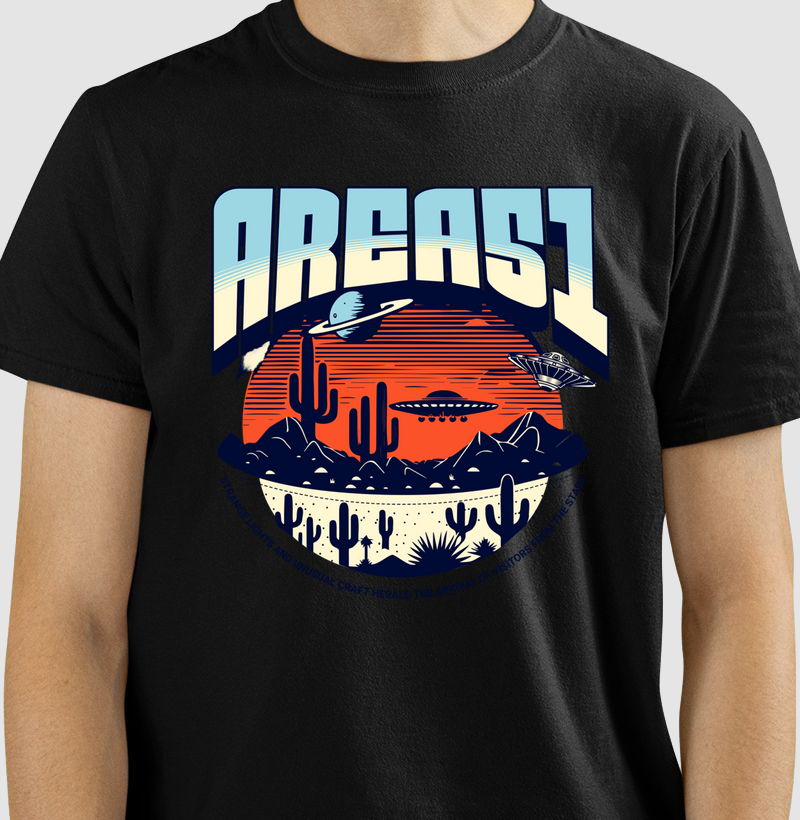 camiseta Area 51