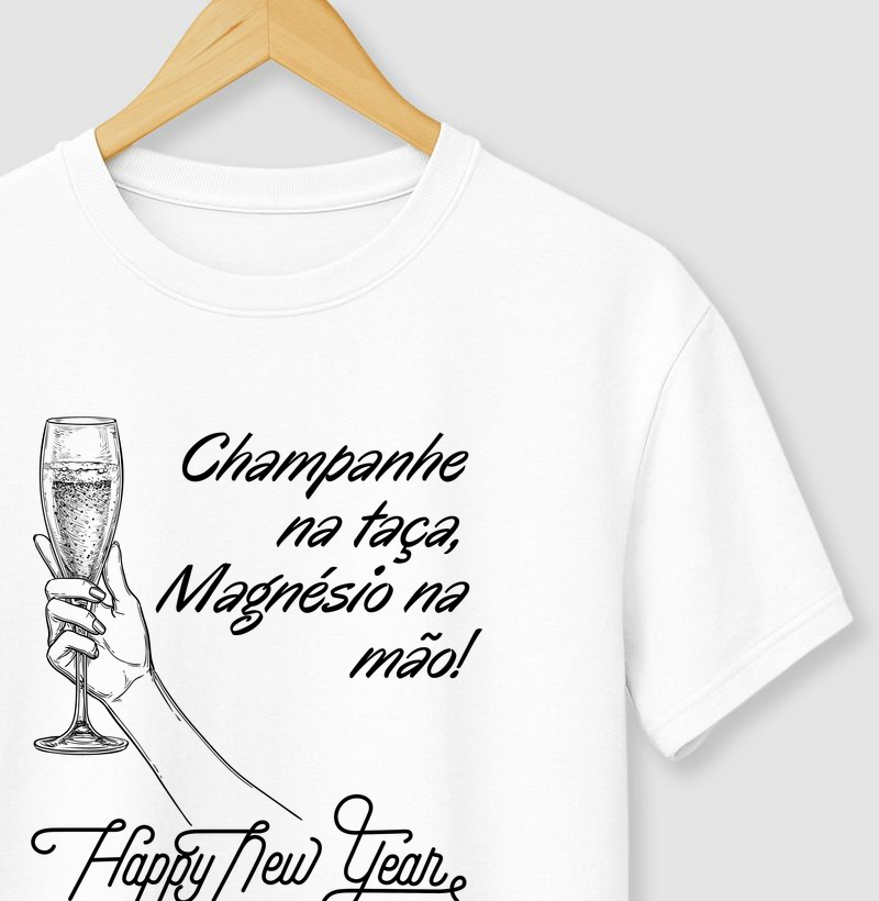 Champanhe na Taça, Magnésio na Mão - Feliz Ano Novo!