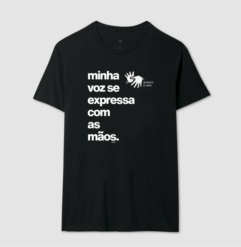 Minha voz se expressa com as mãos