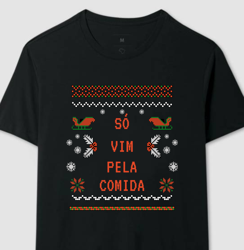 Só vim pela comida de Natal