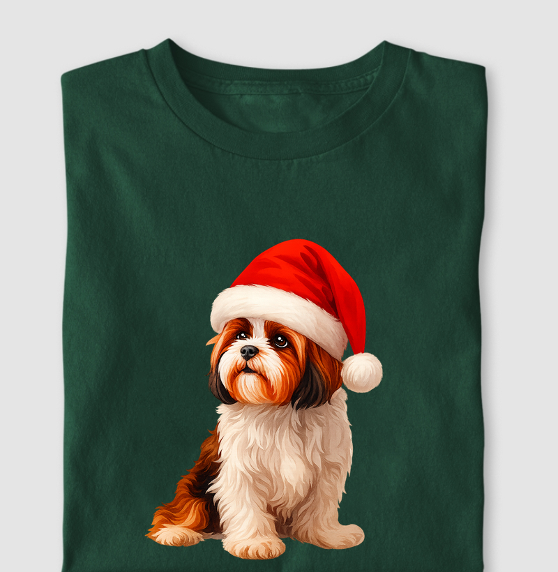 Shih Tzu em Clima Natalino