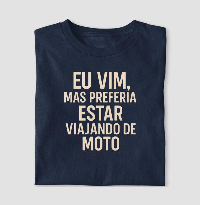 Eu vim, mas...