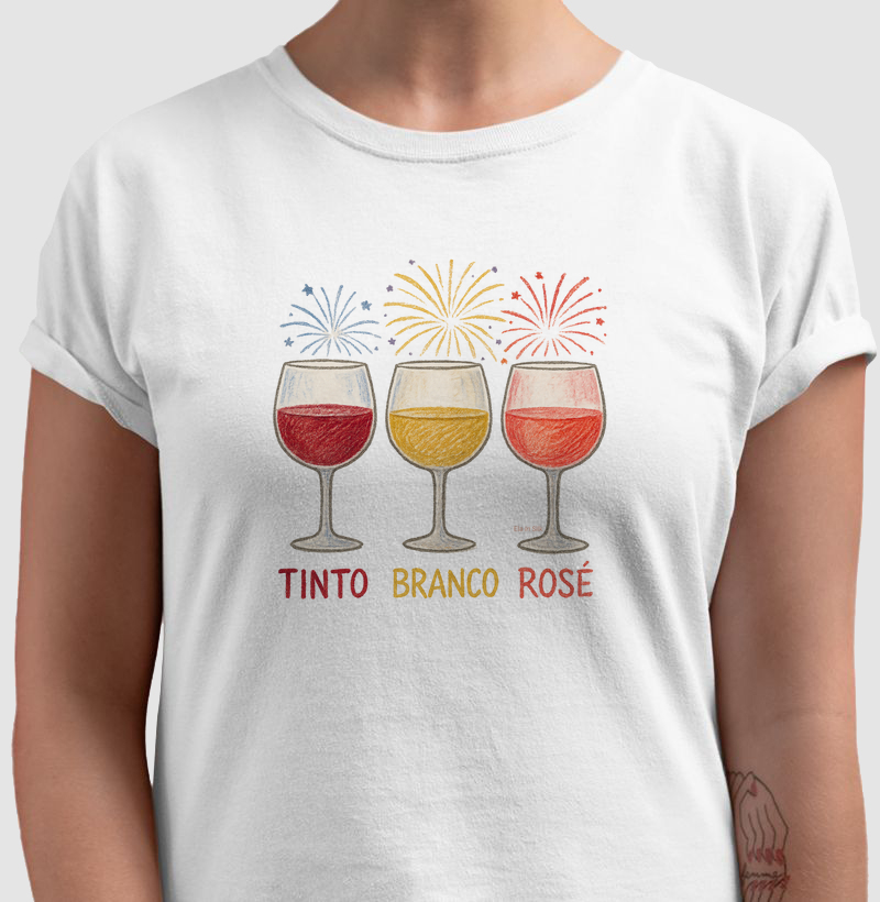 Tinto, branco, rosê