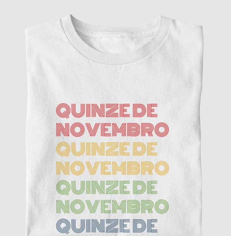 Quinze de Novembro Letreiro Retrô