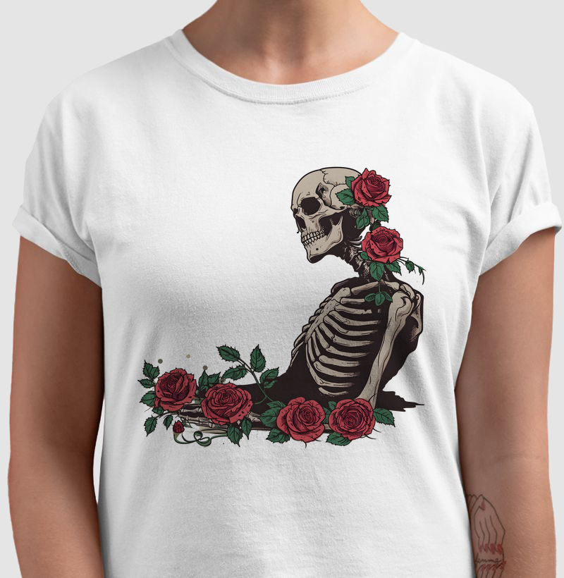 Caveira Rosas