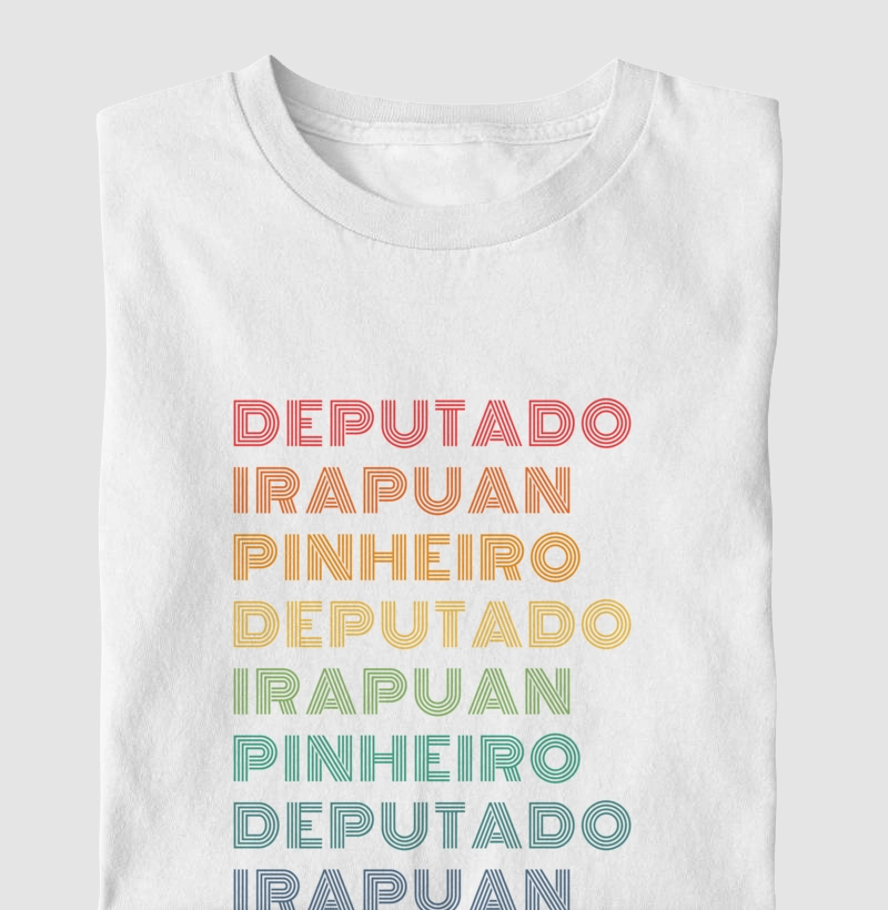 Deputado Irapuan Pinheiro Letreiro Retrô
