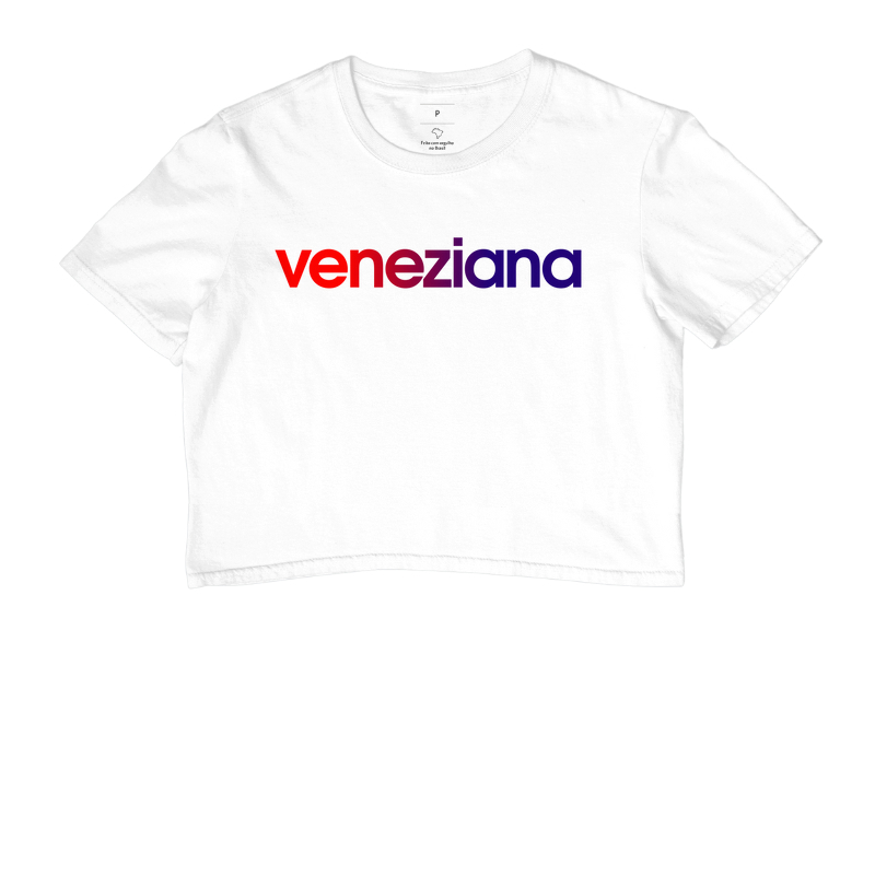 Cropped Veneziana Cores da Bandeira