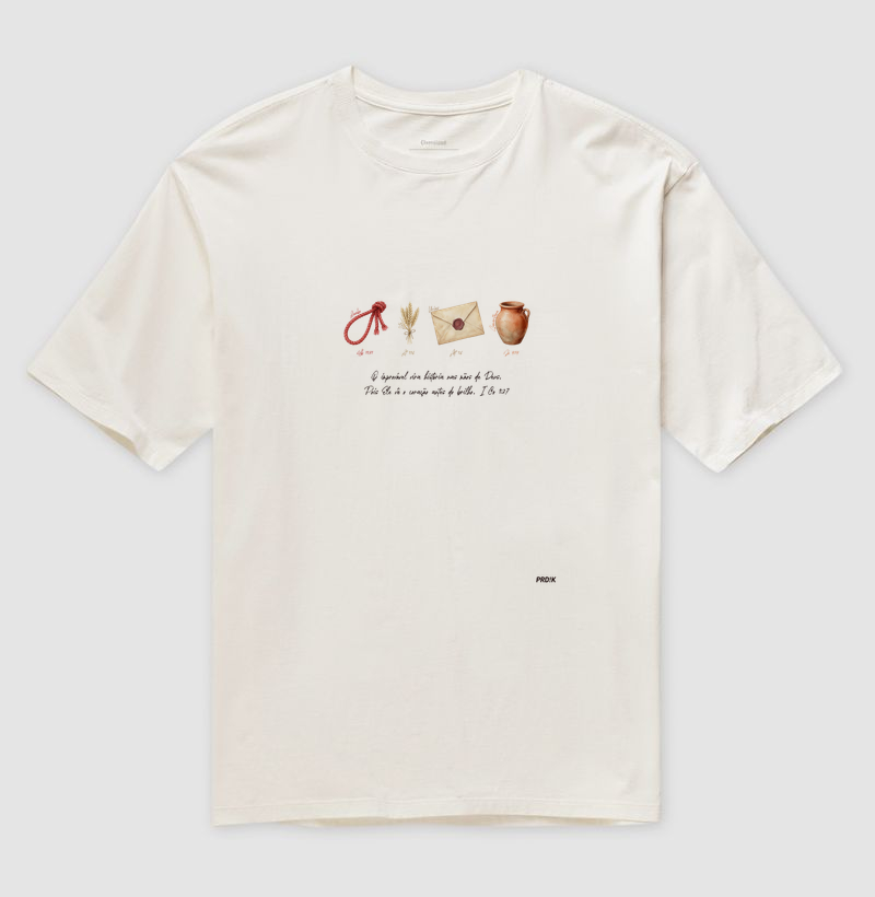 Camiseta Oversized com Estampa - Os Improváveis