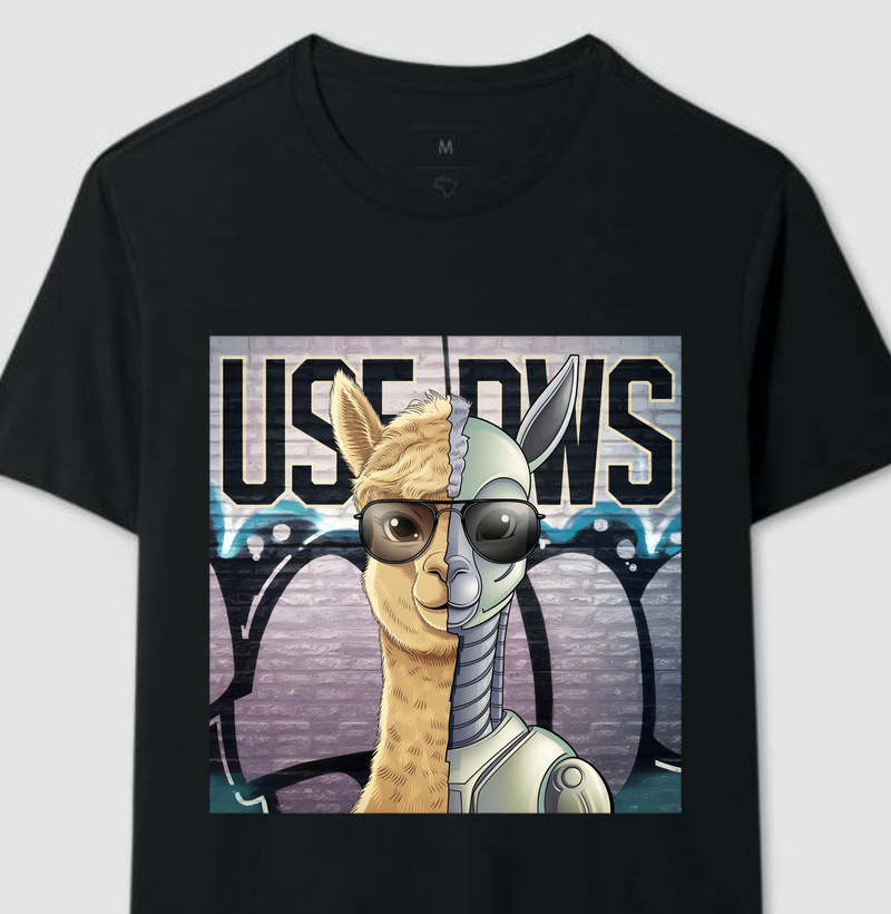 Camiseta Alpaca Robot Two