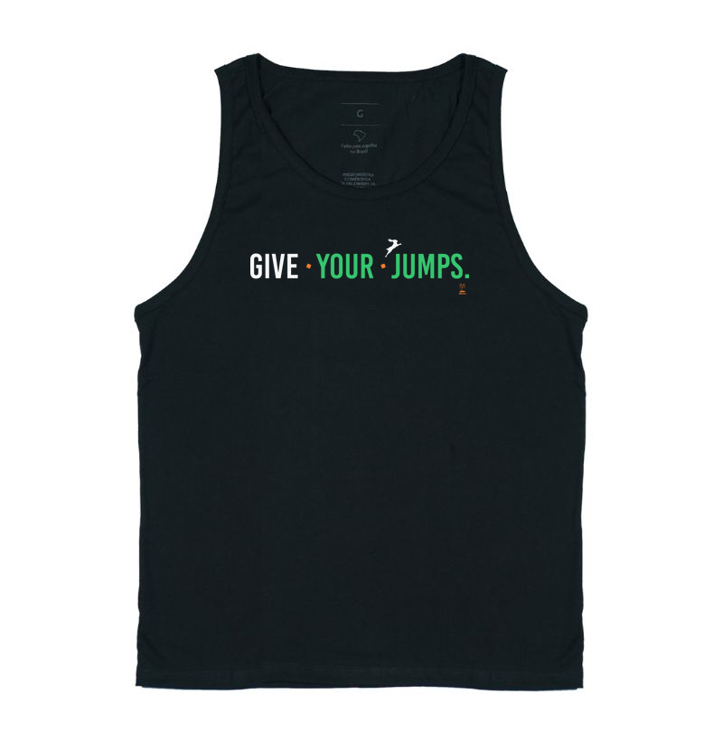 Give your jumps (Dê seus pulos) - regata