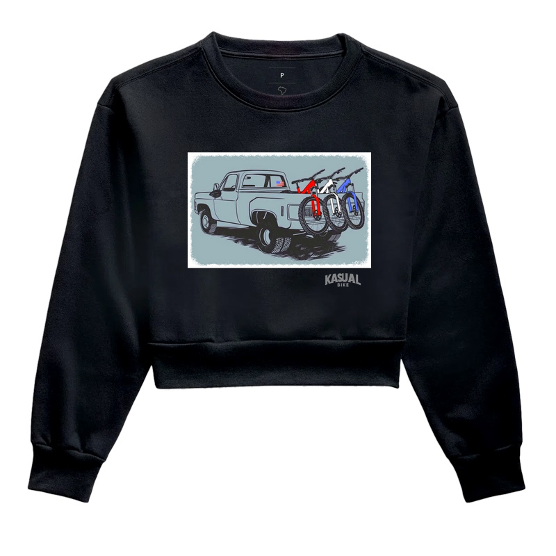 Bike na caçamba