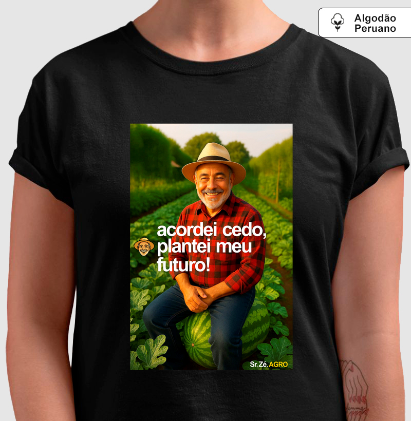 Acordei cedo, plantei meu futuro!